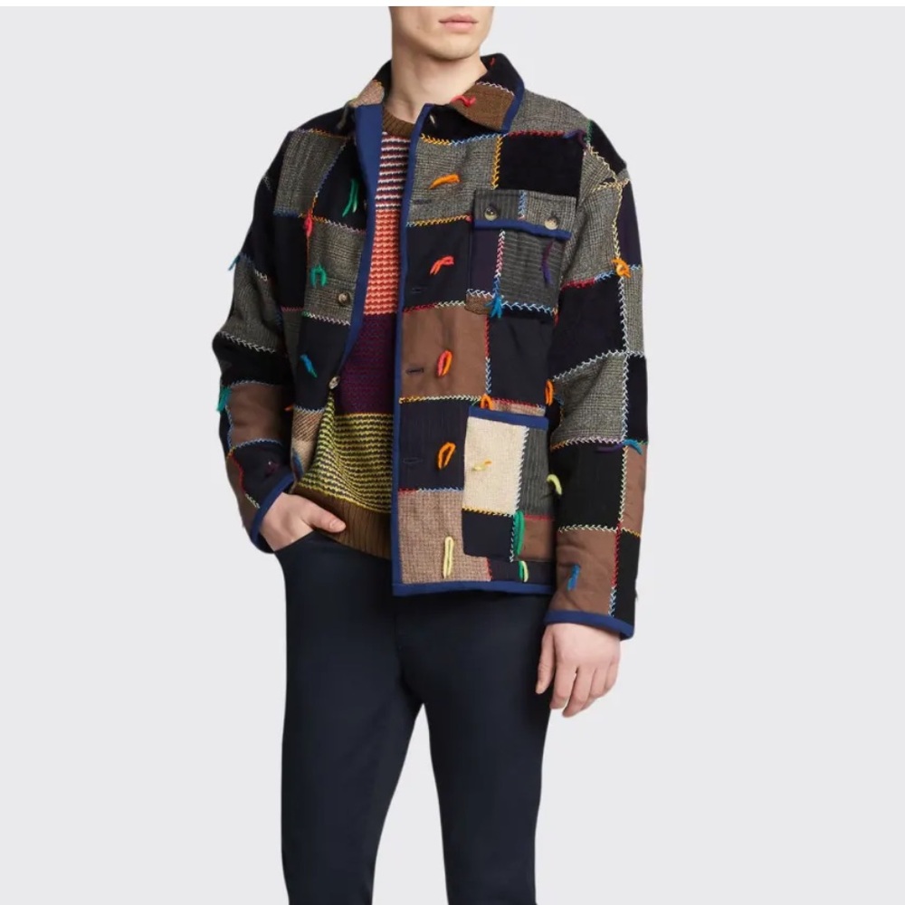 Men's Patchwork Jacket - image 1